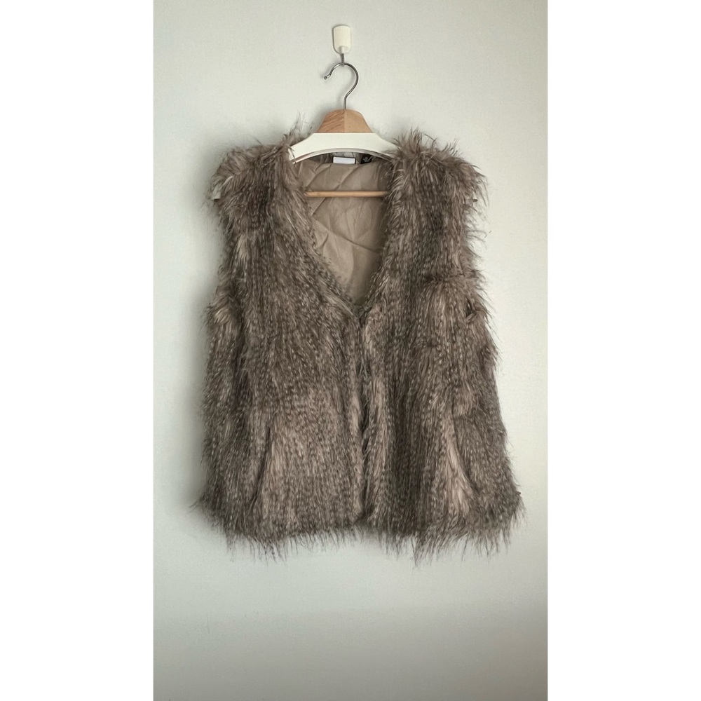 Allen B Faux Fur Vest Size XL